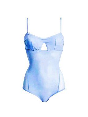 Free People HAH Revolve Under The Wire Bodysuit Periwinkle Blue Small NWT #80992